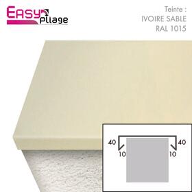 couvertine aluminium couleur Ivoire Sable RAL 1015