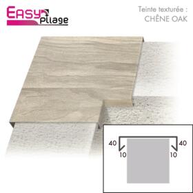 Angle pour couvertine Aluminium Tender Oak ( Chêne Clair)