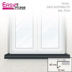 Appuis de Fenêtre Aluminium Gris Anthracite RAL7016 15/10ème