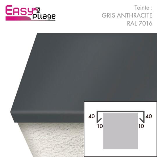 Couvertine Aluminium Gris Anthracite RAL 7016