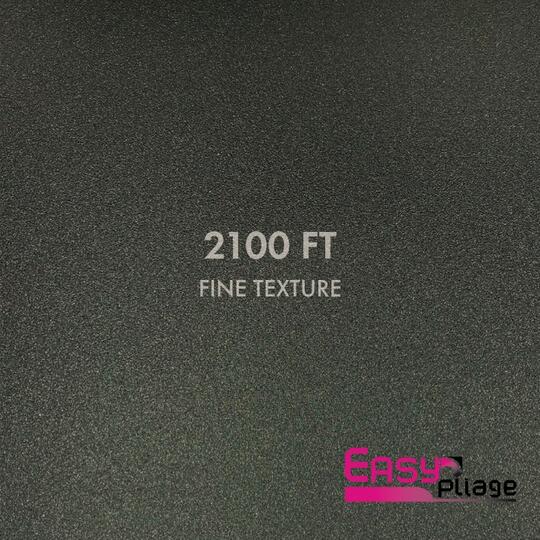 Coude Aluminium Rectangle RAL 2100 Sablé Fine Texture
