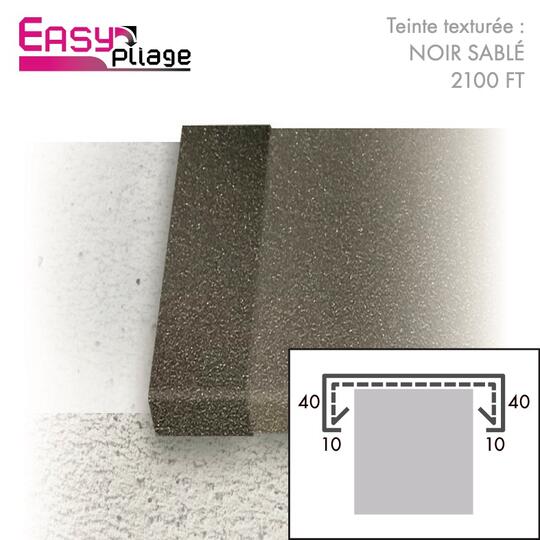 Eclisse Aluminium RAL 2100 Sablé