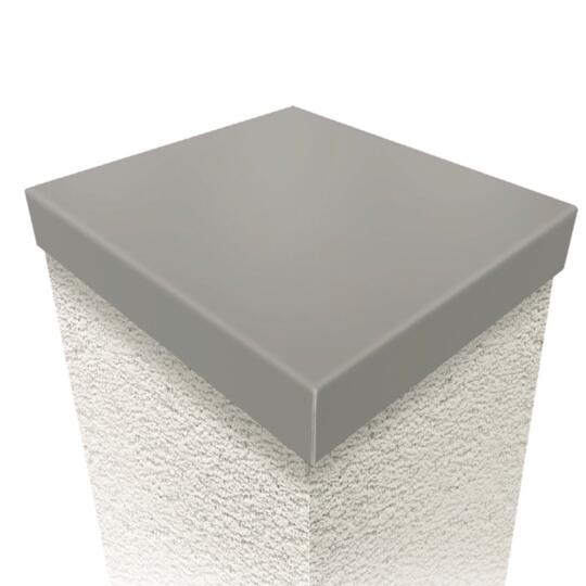 Chapeau de pilier Aluminium  Gris Platine RAL 7036 15/10ème