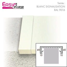 Eclisse Aluminium Blanc Signalisation RAL 9016
