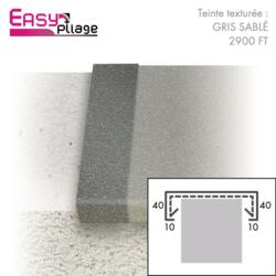 Eclisse Aluminium RAL 2900 Sablé
