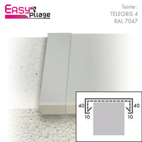 Eclisse Aluminium Telegris 4 RAL 7047