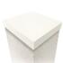 Chapeau de pilier Aluminium Blanc Sécurité RAL 9003 15/10ème