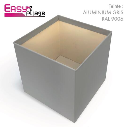 Boîte à Eaux 200 X 200 mm Gris Aluminium RAL 9006