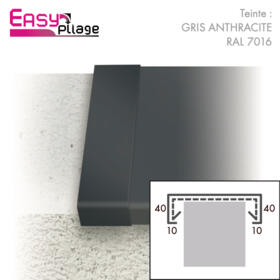 eclisse aluminium gris anthracite ral 7016