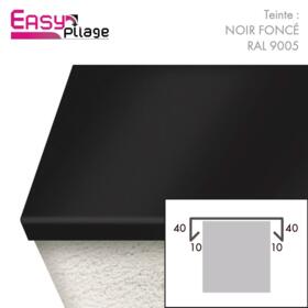 Couvertine aluminium RAL 9005 Noir