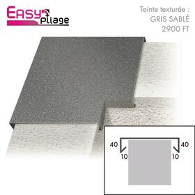 Angle aluminium couleur Gris Sablé RAL 2900 FT