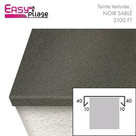 couvertine aluminium couleur Noir Sablé RAL 2100  Fine Texture