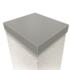 Chapeau de pilier Aluminium Gris Aluminium RAL 9006 15/10ème