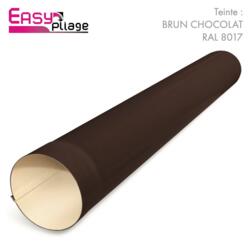 Descente Eau Pluviale Ronde Brun Chocolat RAL 8017