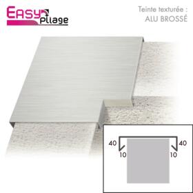 Angle pour couvertine Aluminium Brossé