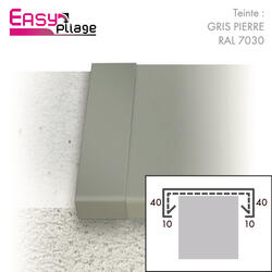 Eclisse Aluminium Gris Pierre RAL 7030