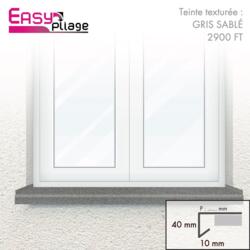 Appuis de Fenêtre Aluminium RAL 2900 Sablé 15/10ème