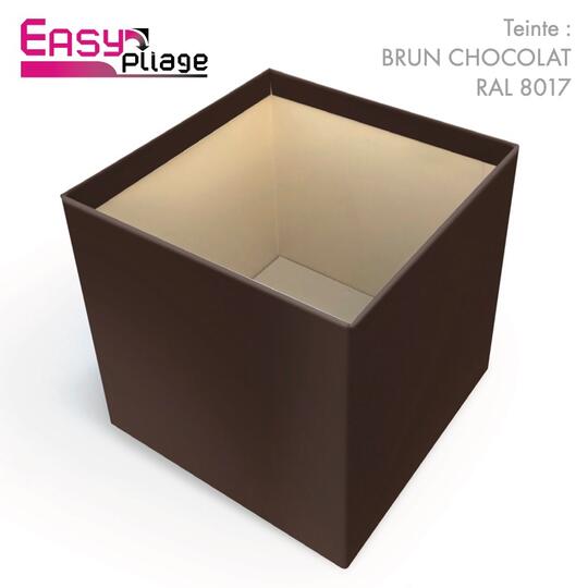 Boîte à Eaux 200 X 200 mm Brun Chocolat RAL 8017