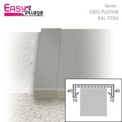 Eclisse Aluminium Gris Platine RAL 7036
