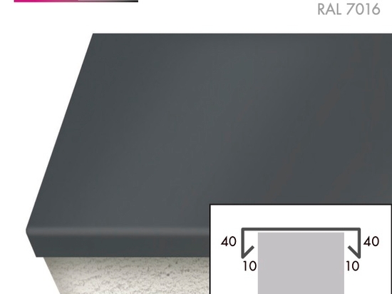 Couvertine Alu Ral 7016